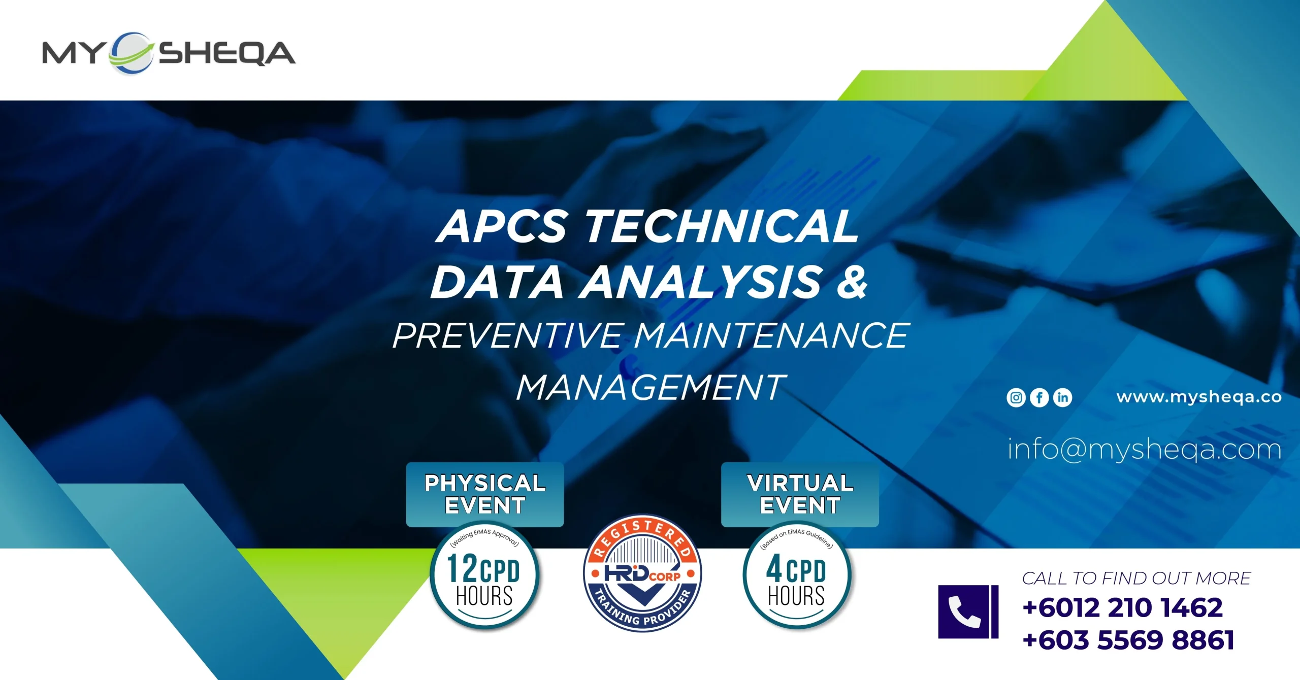 APCS Technical Data Analysis Preventive Maintenance Management