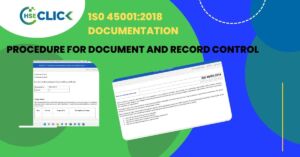 Procedure for document and record control