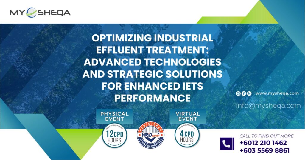 Optimizing industrial effluent treatment advanced technologies and strategic solutions for enhanced iets performance