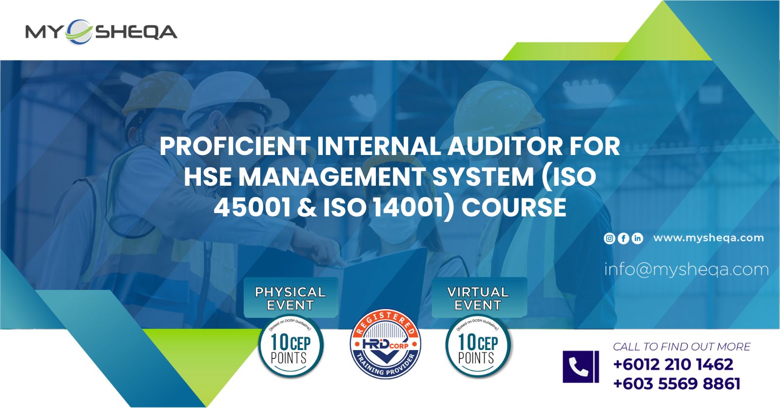 Proficient internal auditor for hse management system iso 45001 iso 14001 course