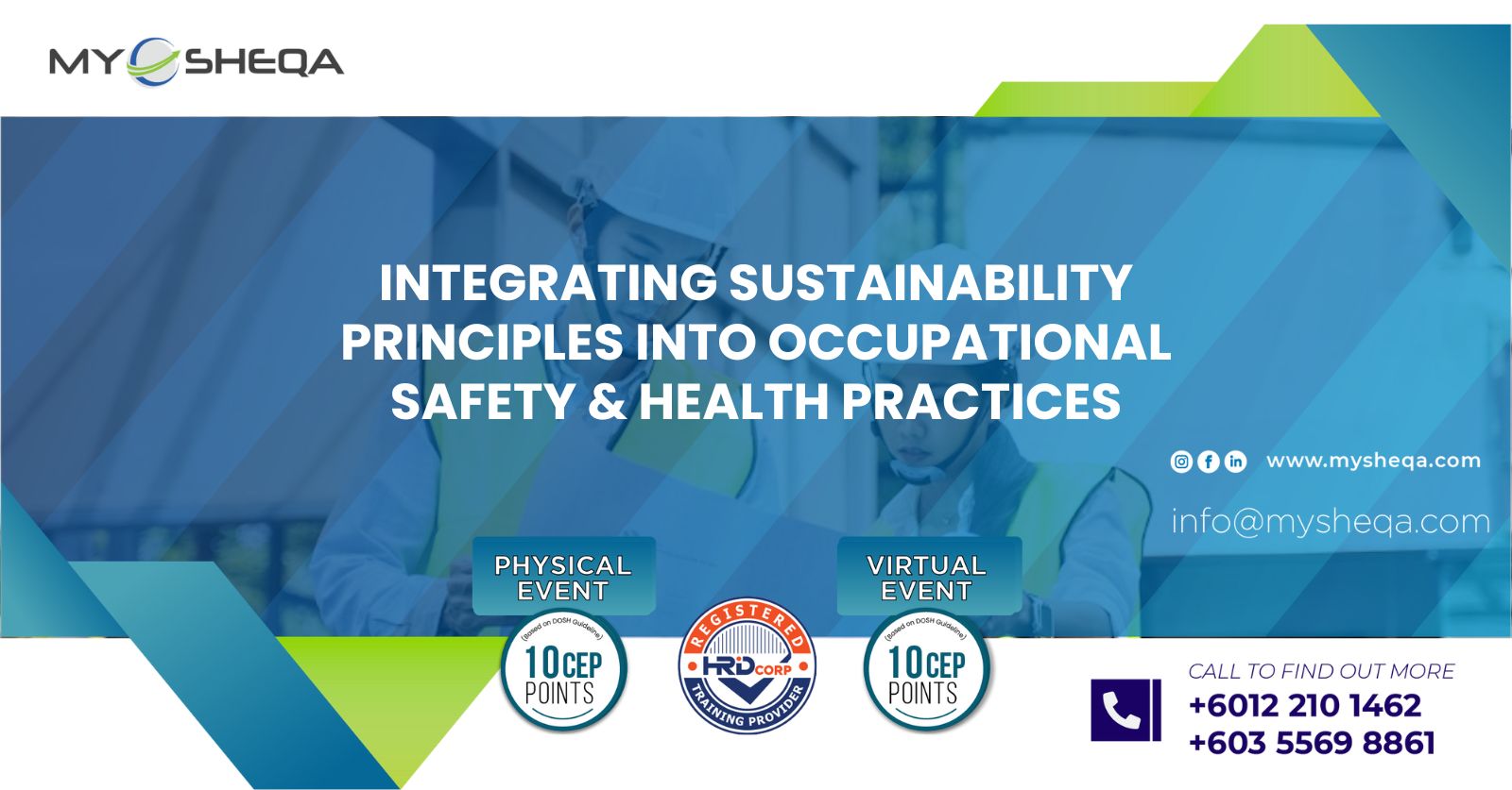 Integrating Sustainability Principles into Occupational Safety Health Practices