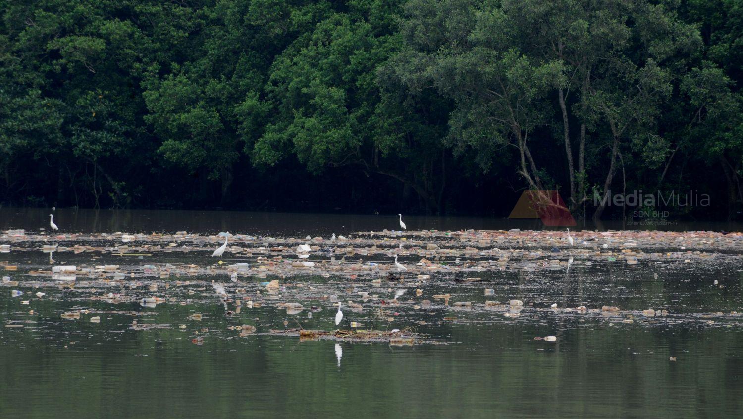 Gambar hiasan sungai kotor pencemaran