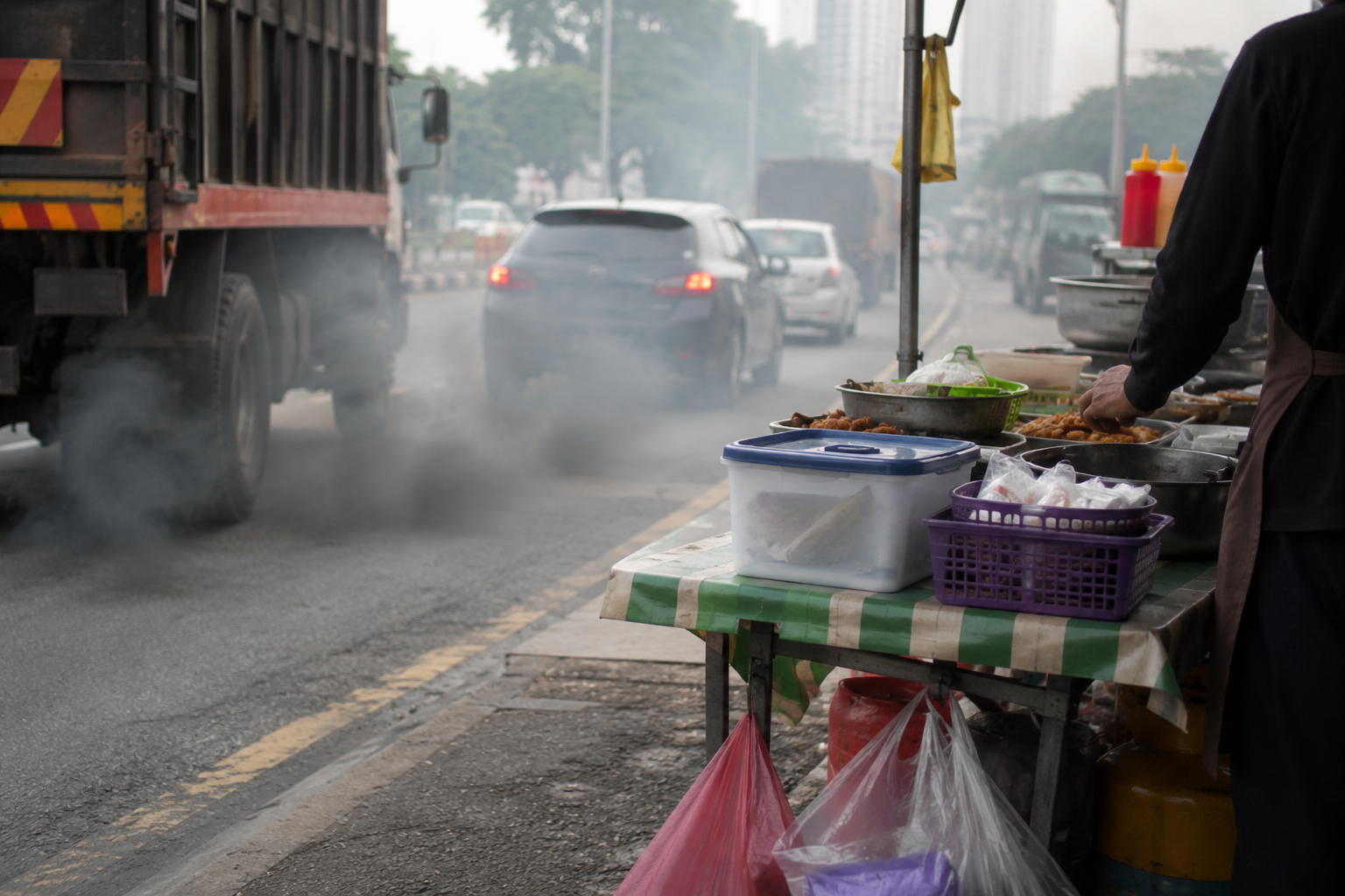 Peniaga tepi jalan