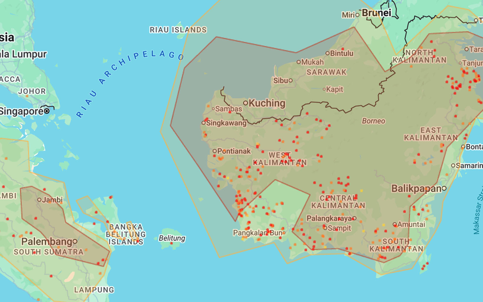 Jerebu Makin Buruk, 3 Kawasan Sarawak Catat Ipu Berbahaya 3 Daab4087 2282 4877 97a6 3e828d36b40c haze kalimantan sarawak malaysia 300826